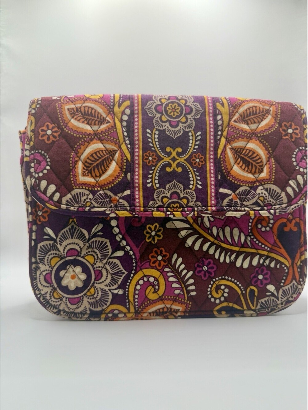 Vera Bradley Frannie Safari Sunset Crossbody Clutch Shoulder Handbag